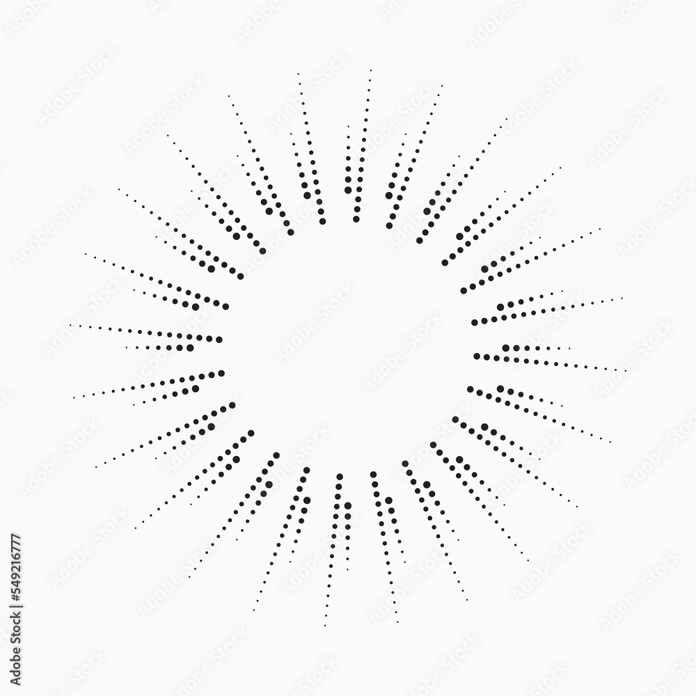 radial Halftone pattern background. Abstract concentric dotted backdrop. Halftone design element for various purposes. radial Halftone pattern background. Abstract concentric dotted backdrop. Halftone design element for various purposes.