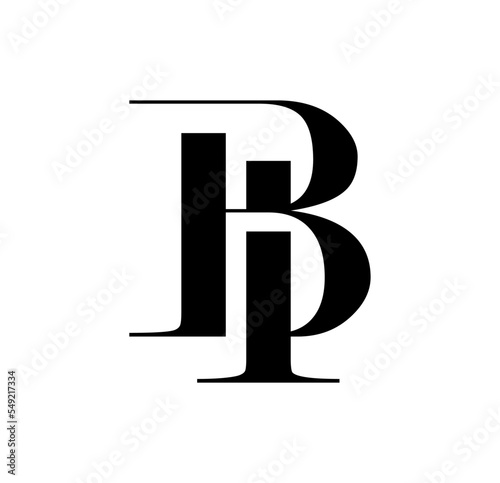 Monogram Logo vector Initial Letters BI