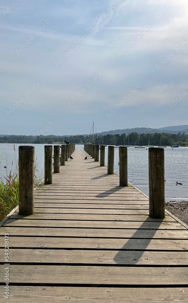 Naklejka premium pier on the sea