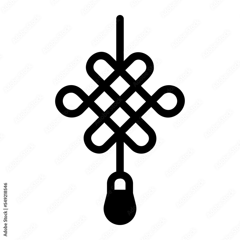chines knot gradient icon