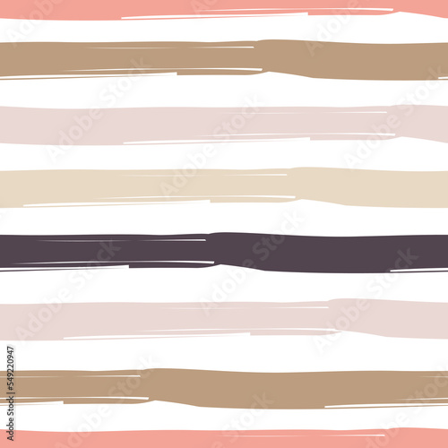 hand drawn striped seamless pattern for background