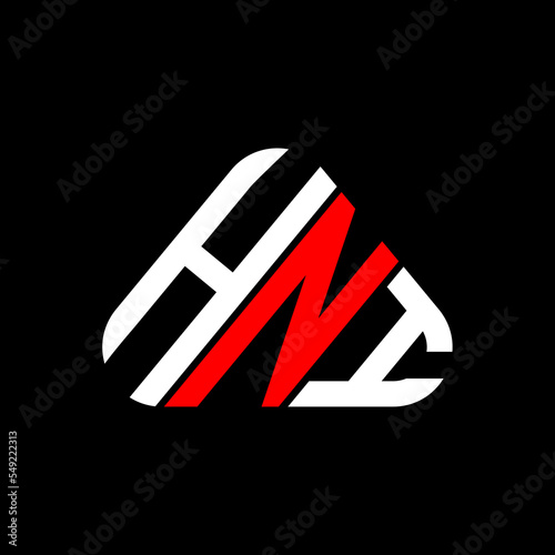 HNI letter logo creative design with vector graphic, HNI simple and modern logo.