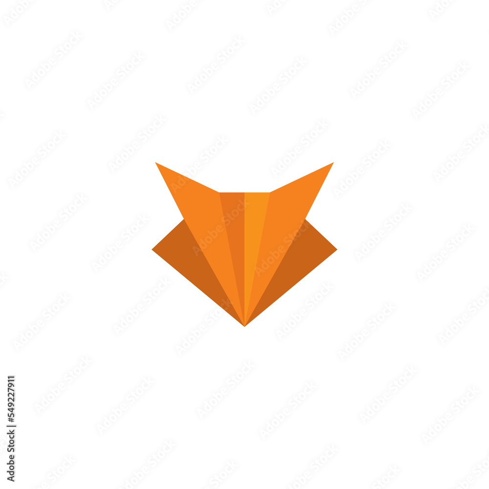 Fox Geometric Logo Design. Fox Illustration Vector. Fox Icon Fox Geometric Logo Design. Fox Illustration Vector. Fox Icon