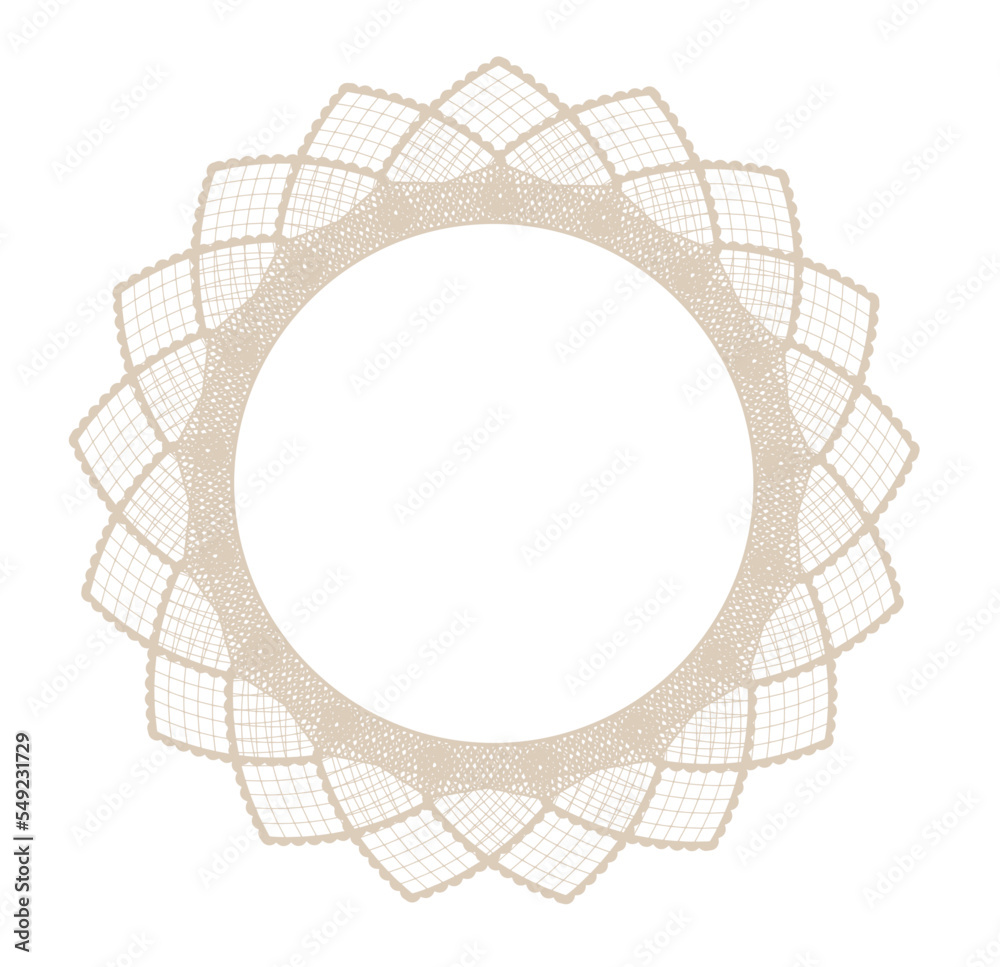 Beżowa koronka koronkowa ramka beige lace frame - obrazy, fototapety, plakaty 