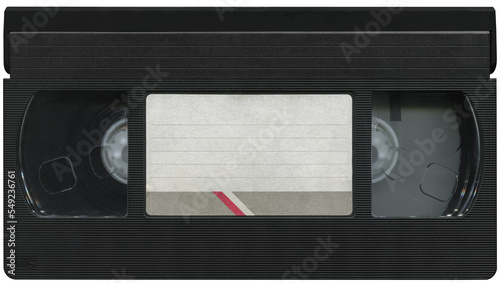 vhs video casette. a high resolution isolated on a transparent background
