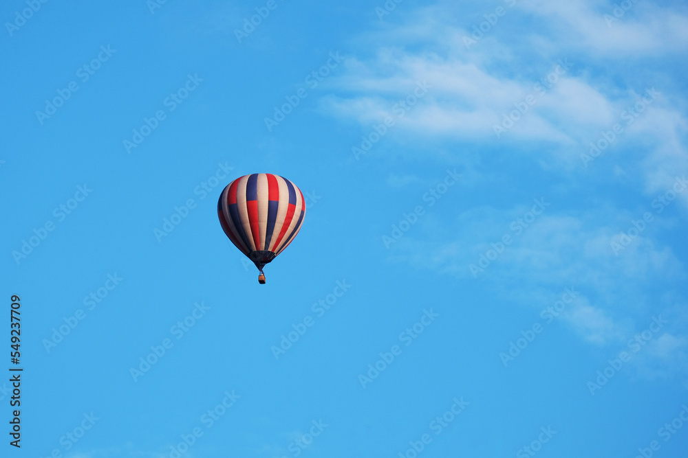colorful hot air balloon in the blue sky colorful hot air balloon in the blue sky