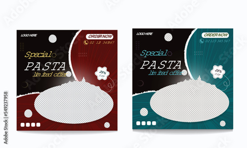 Food Social Media Promotion Post Design