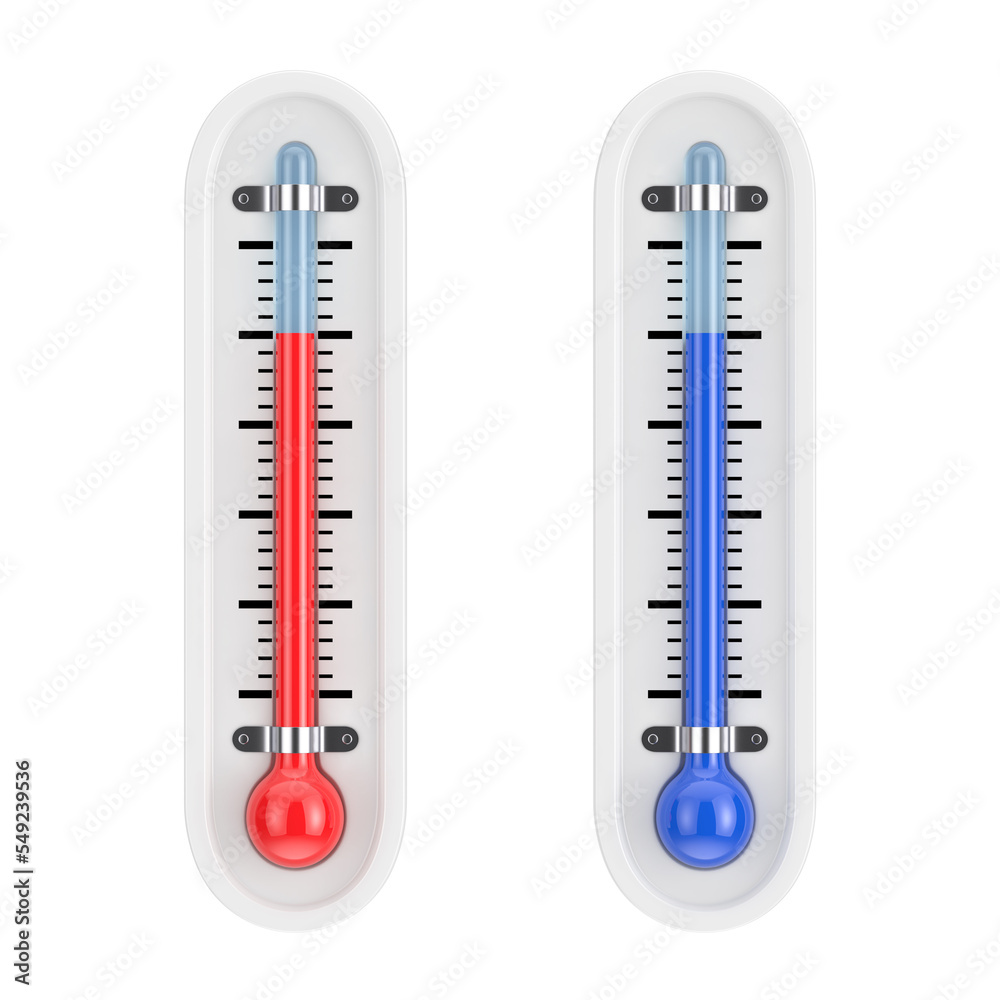 Outdoor Thermometer. 3d Rendering Outdoor Thermometer. 3d Rendering
