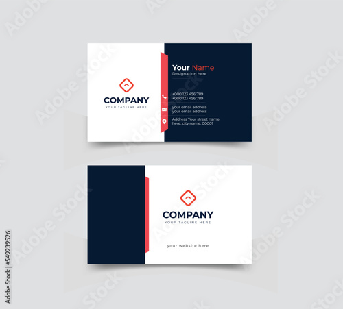 Simple Business Card Layout © GraphyPix
