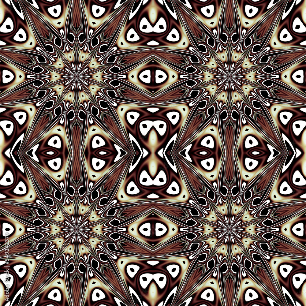 Psychedelic kaleidoscopic pattern