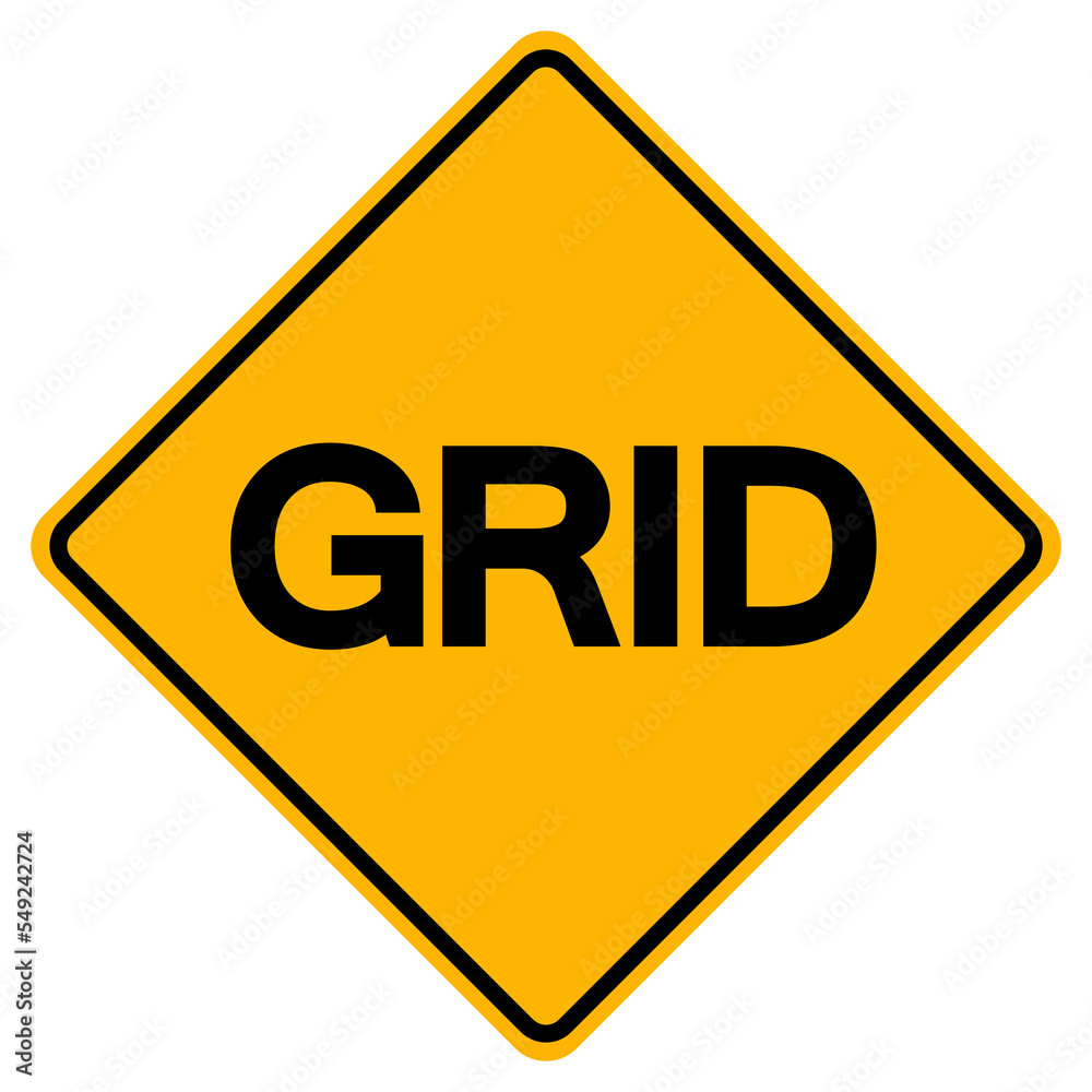 Grid Symbol Sign, Vector Illustration, Isolated On White Background Label .EPS10 Grid Symbol Sign, Vector Illustration, Isolated On White Background Label .EPS10