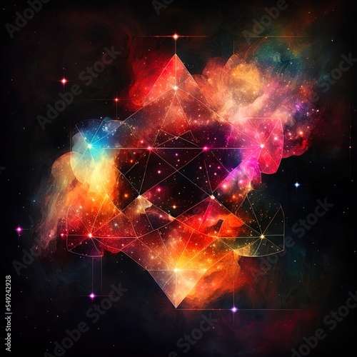 Glittering constellations of stars and nebula.  © ECrafts