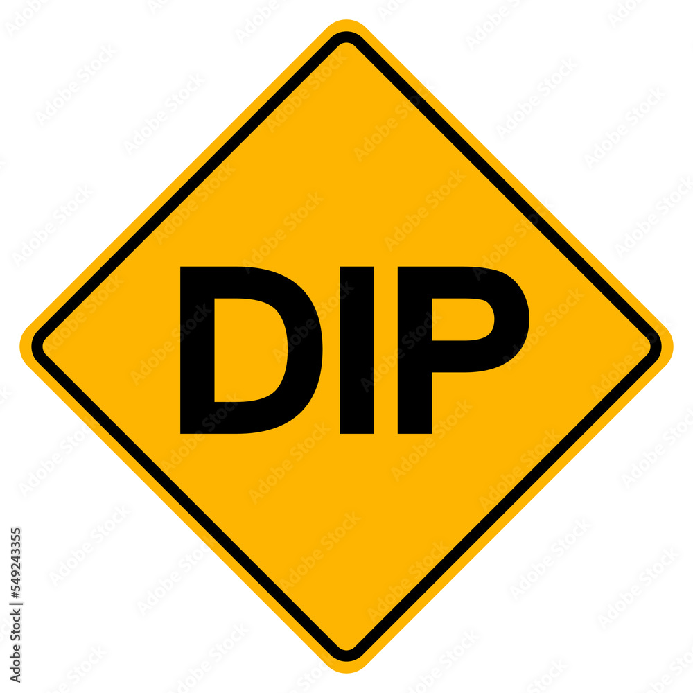 Dip Symbol Sign, Vector Illustration, Isolated On White Background Label .EPS10 Dip Symbol Sign, Vector Illustration, Isolated On White Background Label .EPS10