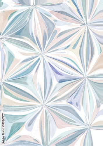 Abstraction with flowers or stars in pastel colors
