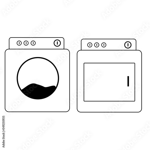 Washer and dryer icon