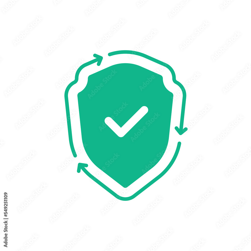 complete cycle of tech support or secure icon complete cycle of tech support or secure icon