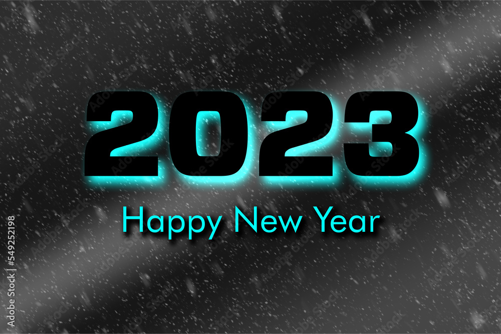 illustration 2023 Happy New Year Background Design. Lettering. greeting card illustration 2023 Happy New Year Background Design. Lettering. greeting card