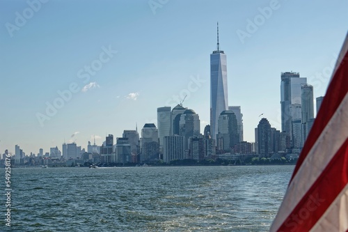 Skyline of Lower Manhattan. New York City, United States.