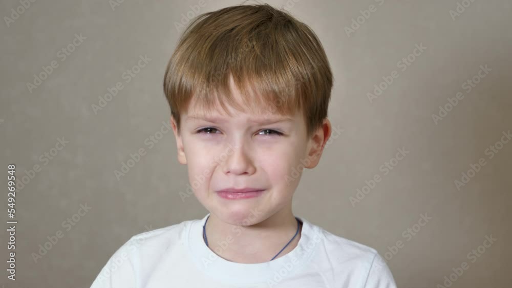 The baby boy is crying and angry. Resentment and anger The baby boy is crying and angry. Resentment and anger