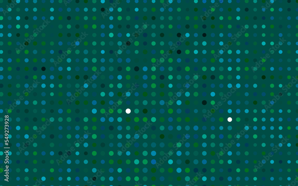 Light Blue, Green vector cover with spots. Light Blue, Green vector cover with spots.