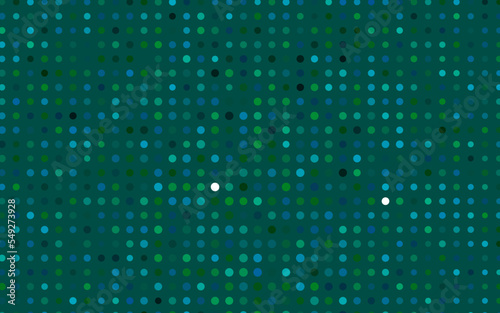 Light Blue  Green vector cover with spots.