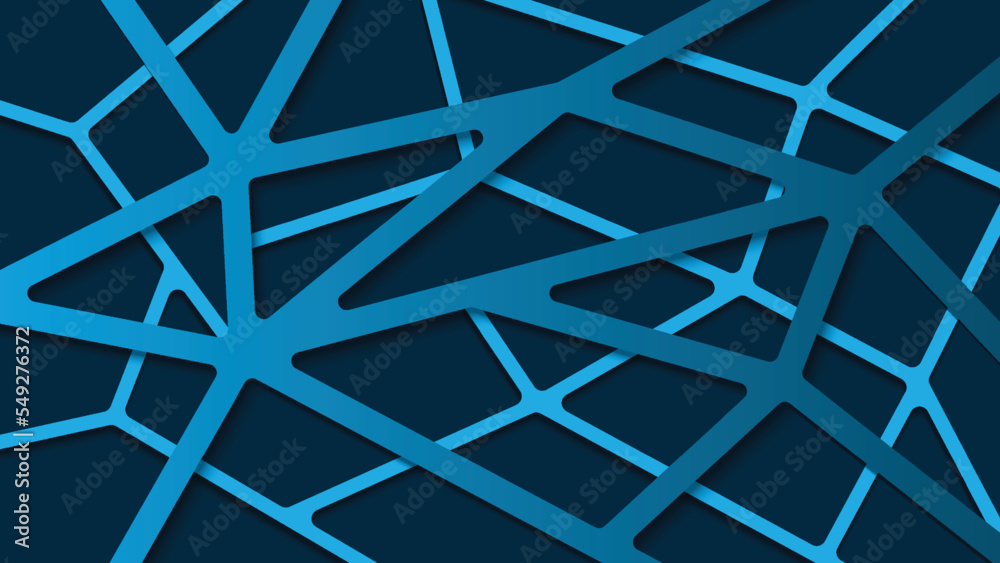 Abstract polygonal illustration. Blue triangles background. Abstract polygonal illustration. Blue triangles background.