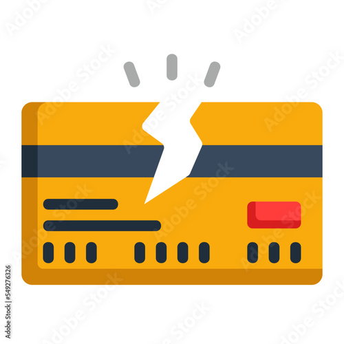 credit card flat icon