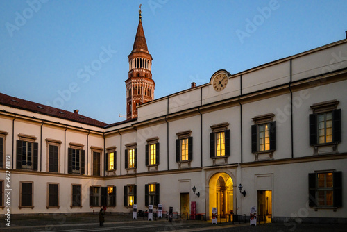 Milano, Palazzo Reale, di sera