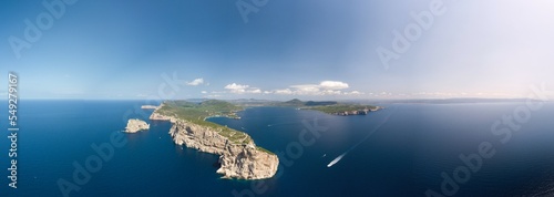 Capo Caccia aerial view photo