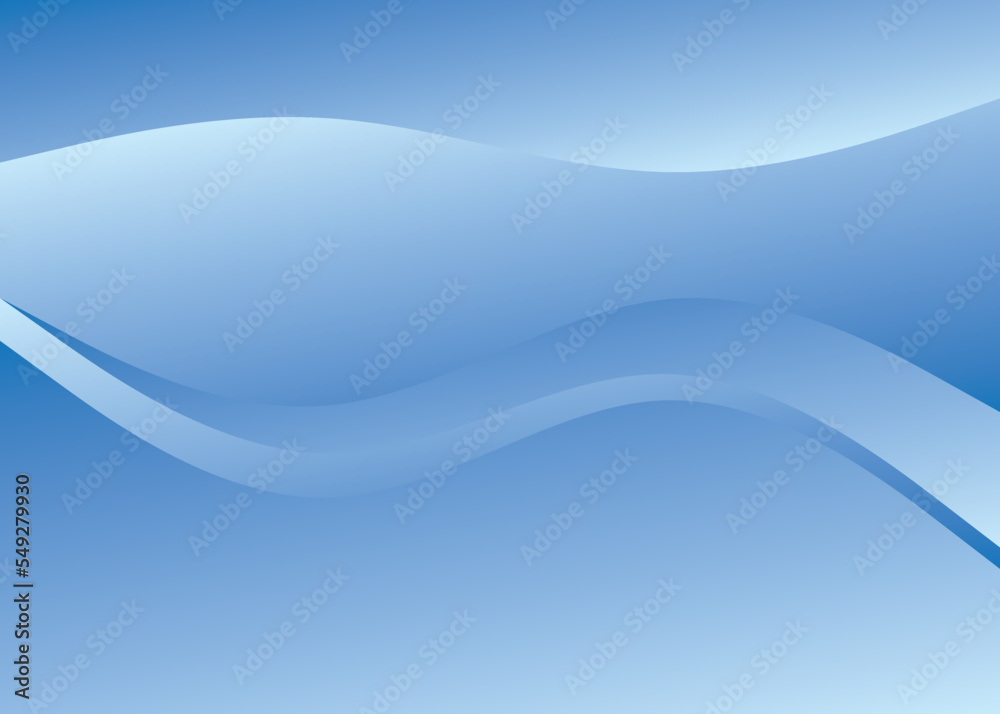 Obraz premium Abstract blue wave background.