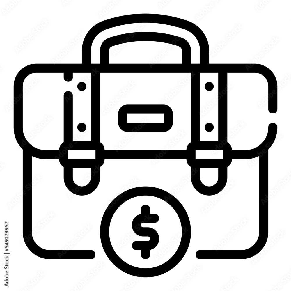 briefcase line icon briefcase line icon