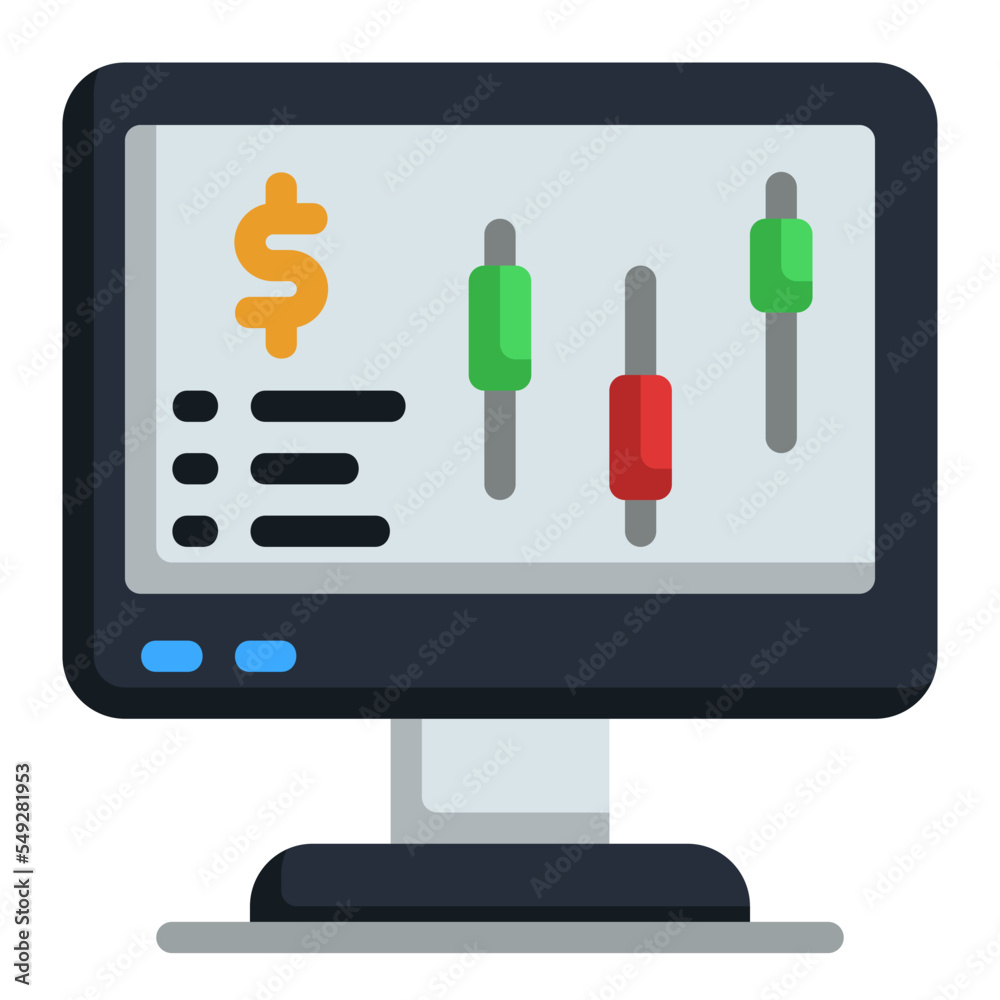 statistics flat icon