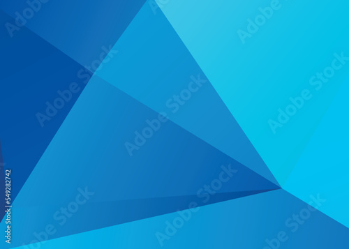 Abstract blue and dark blue polygonal background. Vector blurry triangle background design.