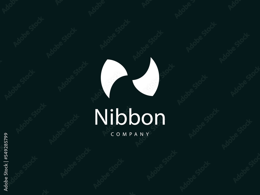 Fototapeta premium N letter logo design, N type logo, creative letter N logo design template