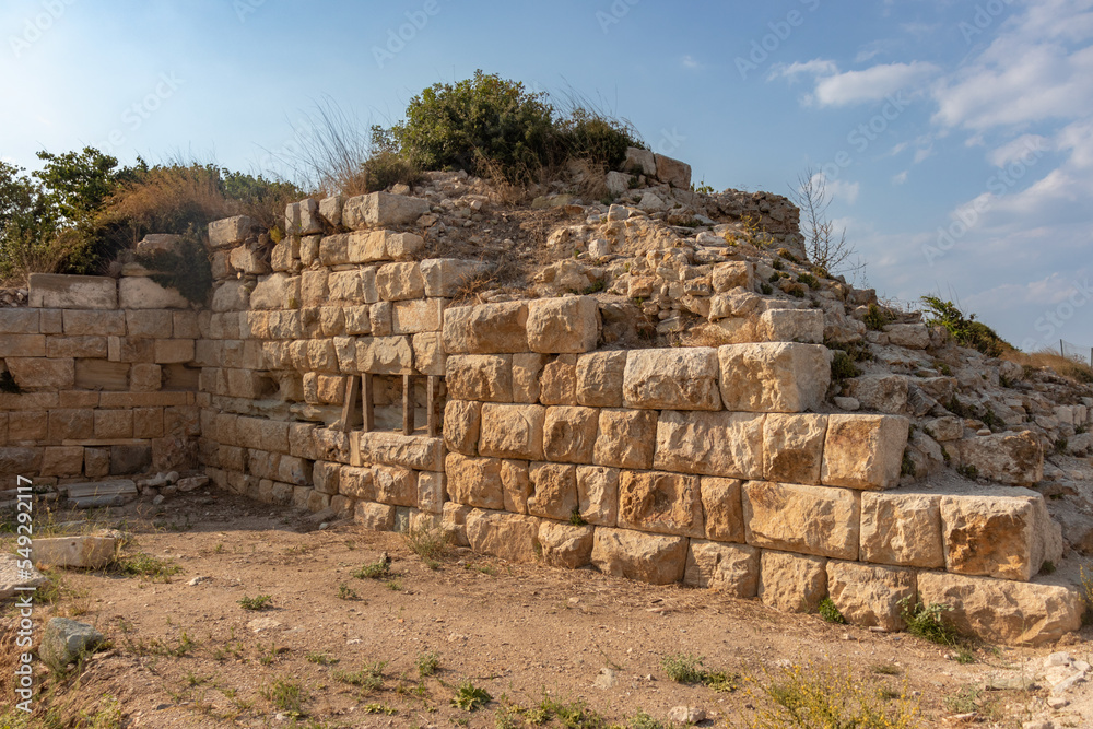 The Ancient City of Parion is located in the Biga district of Çanakkale. Historic City Ruins.