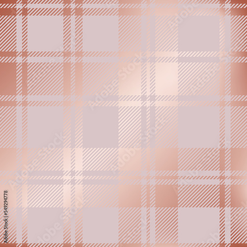 Plaid seamless pattern. Check gingham background. Repeated tartan geometric patern. Scottish checked style for design prints. Repeating texture checks plaids. Repeat mark fabric. Vector illustration  © Omeris