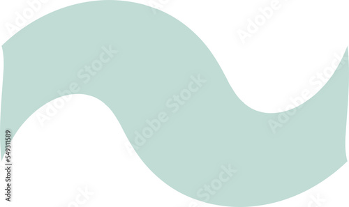 Light Blue Pastel Brushstroke Shape Vector photo