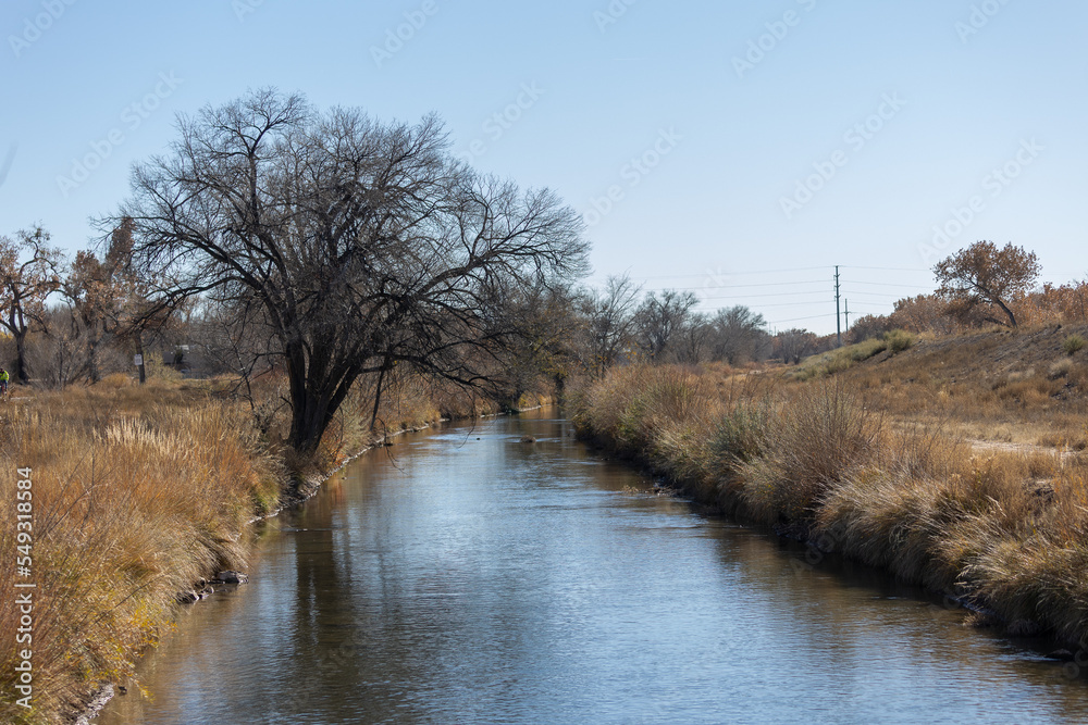Rio Grande River Albuquerque New Mexico, Fall 2022