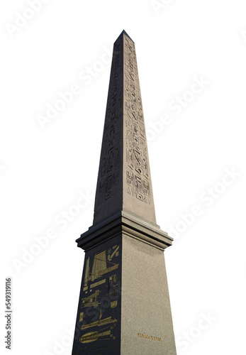 Canvas Print A PNG Obelisk in transparent.