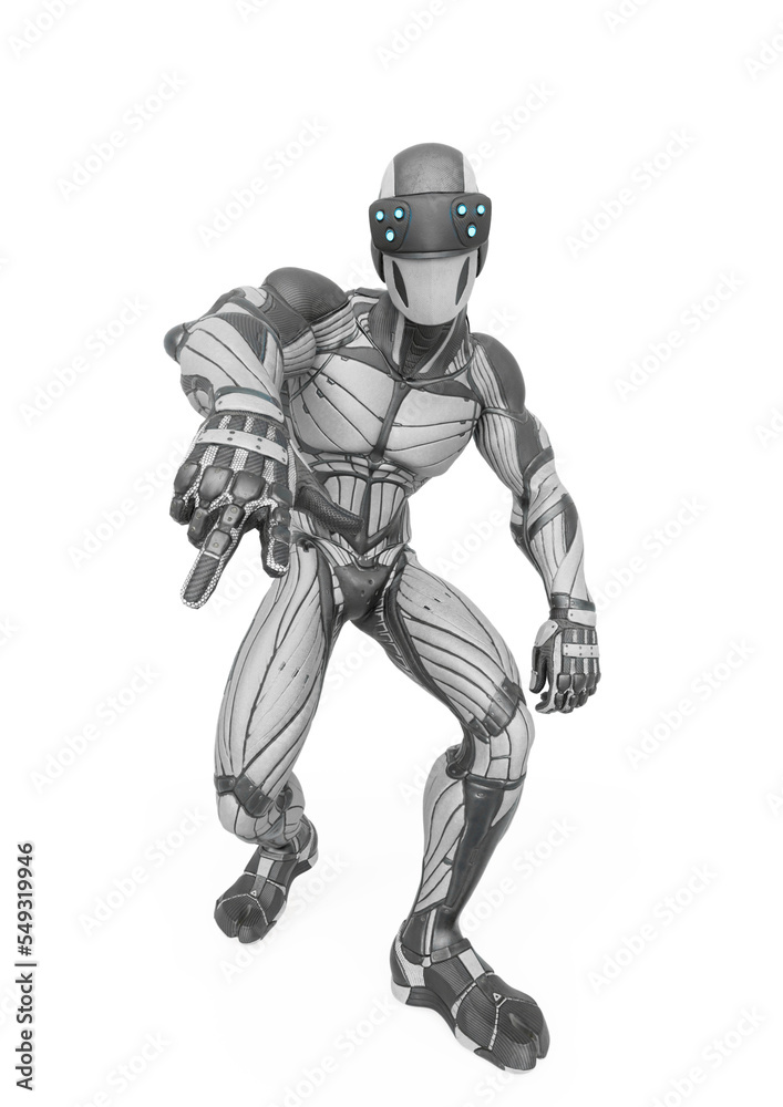 super hero is doing a street hiphop move in an exosuit super hero is doing a street hiphop move in an exosuit