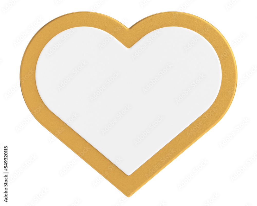 Valentine card. Heart frame. 3D illustration. Valentine card. Heart frame. 3D illustration.