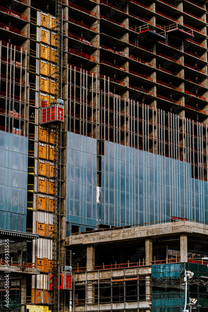 Building Under Construction Skyscraper 