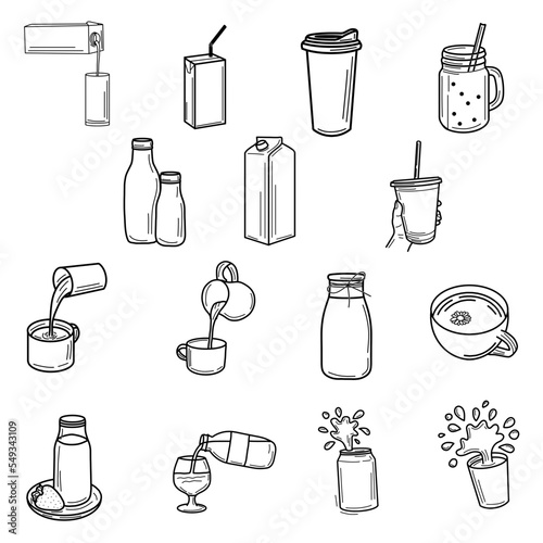 Doodle of drinks