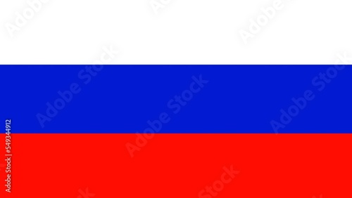 Russia Flag Colors. 2D Animated transition in vertically on both sides over green screen chroma key for video transition. Seamless looping. 4K UHD.