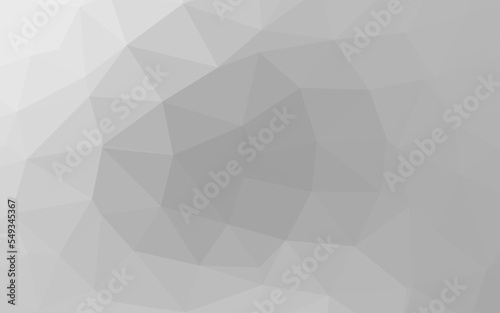 Fototapeta Naklejka Na Ścianę i Meble -  Light Silver, Gray vector blurry triangle template.
