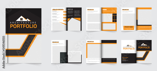 Architecture portfolio or interior portfolio Brochure creative design