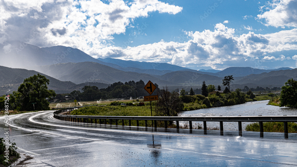 Fototapeta premium Salida summer rain