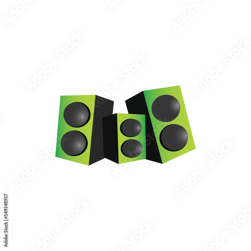 subwoofer icon, subwoofer logo, subwoofer vector design 