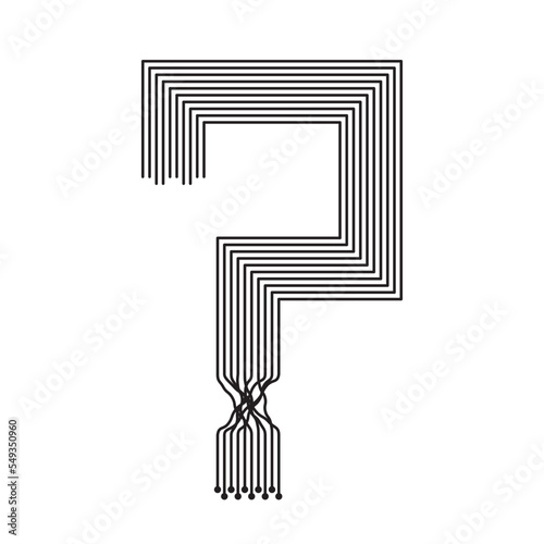 confusing circuit line question mark