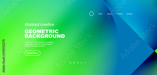 Circles, round shapes and lines with fluid gradients abstract background. Vector illustration for wallpaper, banner, background, leaflet, catalog, cover, flyer